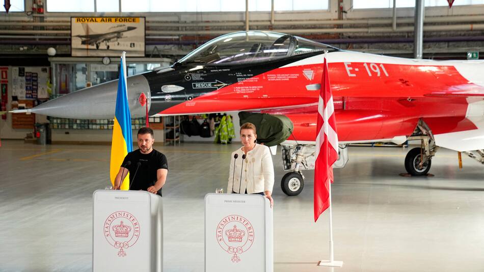 Avión caza F-16. Foto: Reuters.