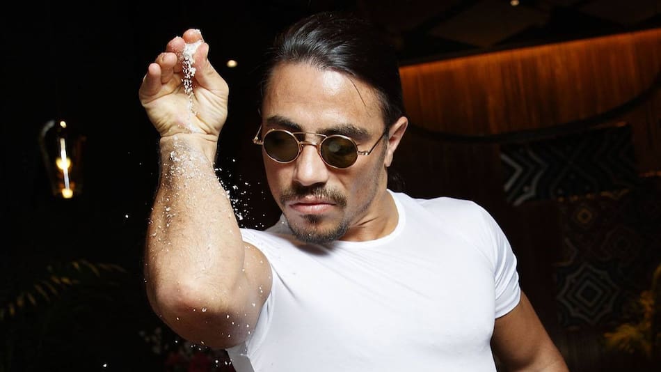 Salt Bae, famoso chef turco.