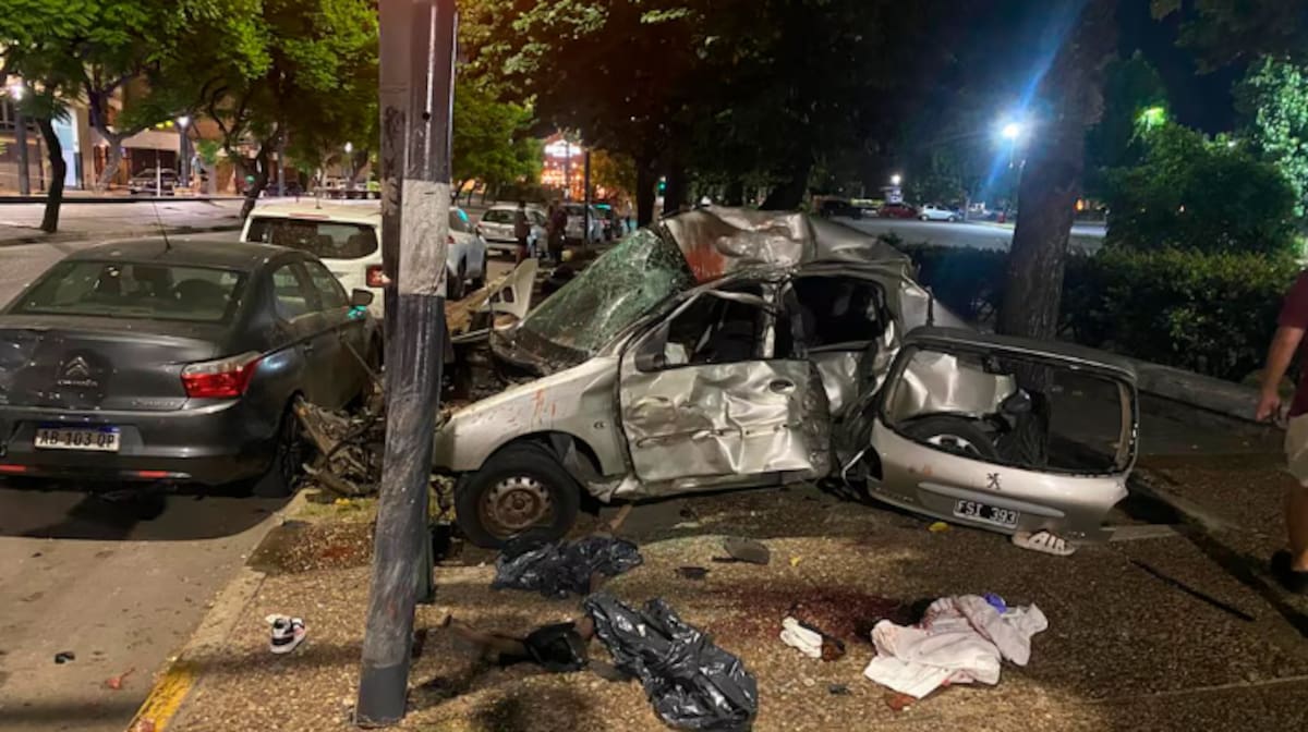 Accidente en Rosario por el que fue condenado Agustín López Gagliasso.