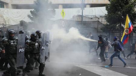 Protestas en Colombia. Foto: Reuters