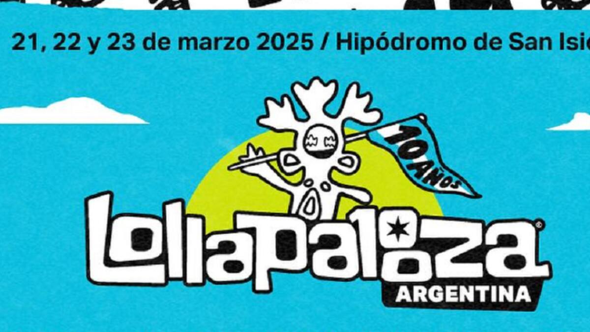 El line up del Lollapalooza 2025.