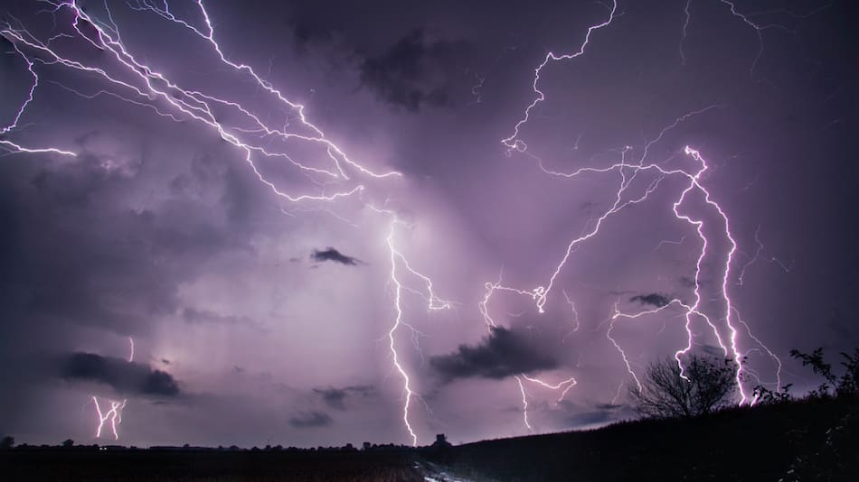 Tormenta de Santa Rosa. Foto: Unsplash.