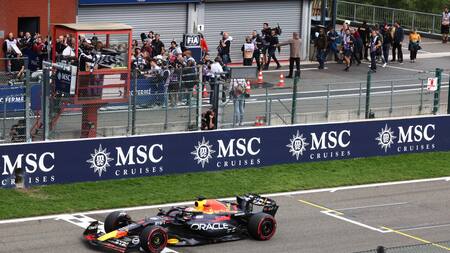 Max Verstappen ganó el Gran Premio de Bélgica. Foto: Reuters.
