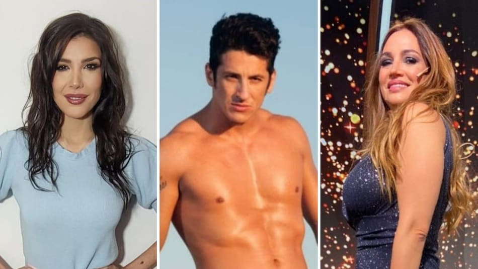 Andrea Rincón, Martín Witty y Belén Francese hicieron un trío. Foto: Instagram.