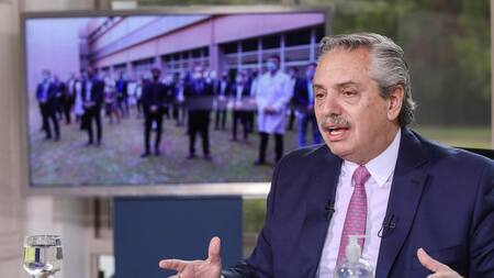 Alberto Fernández, presidente, Agencia NA