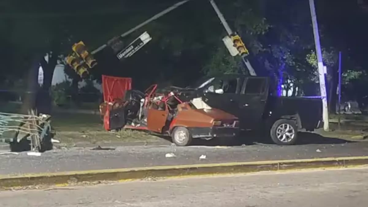 Escalofriante video: así fue el choque en José C. Paz en el que murió un matrimonio y sus hijos resultaron heridos