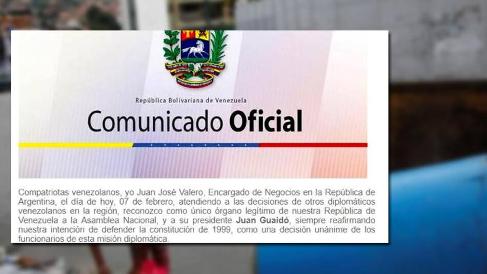Piratas informáticos hackearon web de la embajada de Venezuela en Argentina