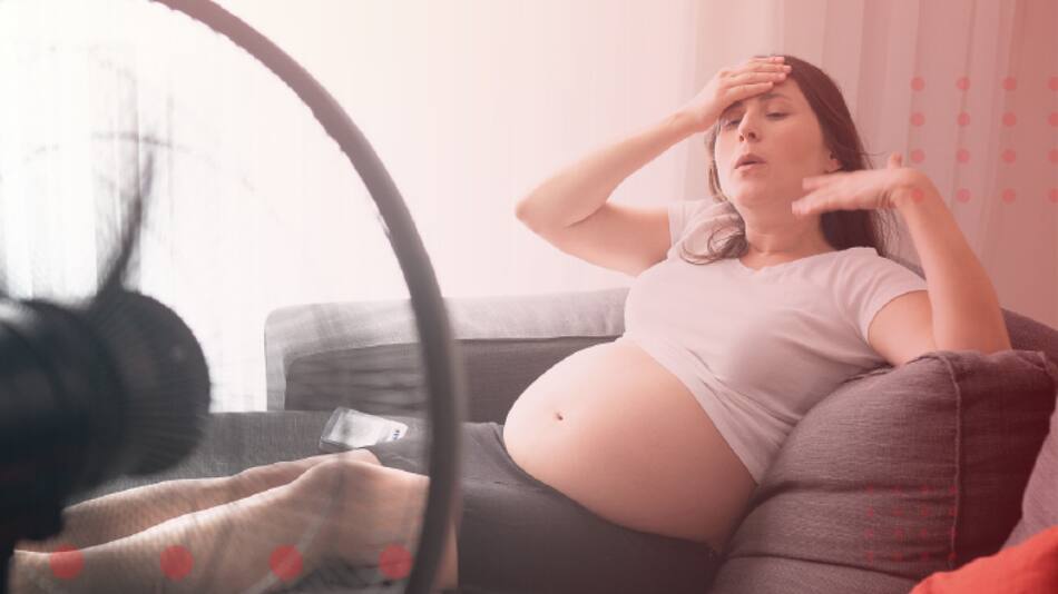 Calor, embarazo, verano, golpes de calor. Foto: X