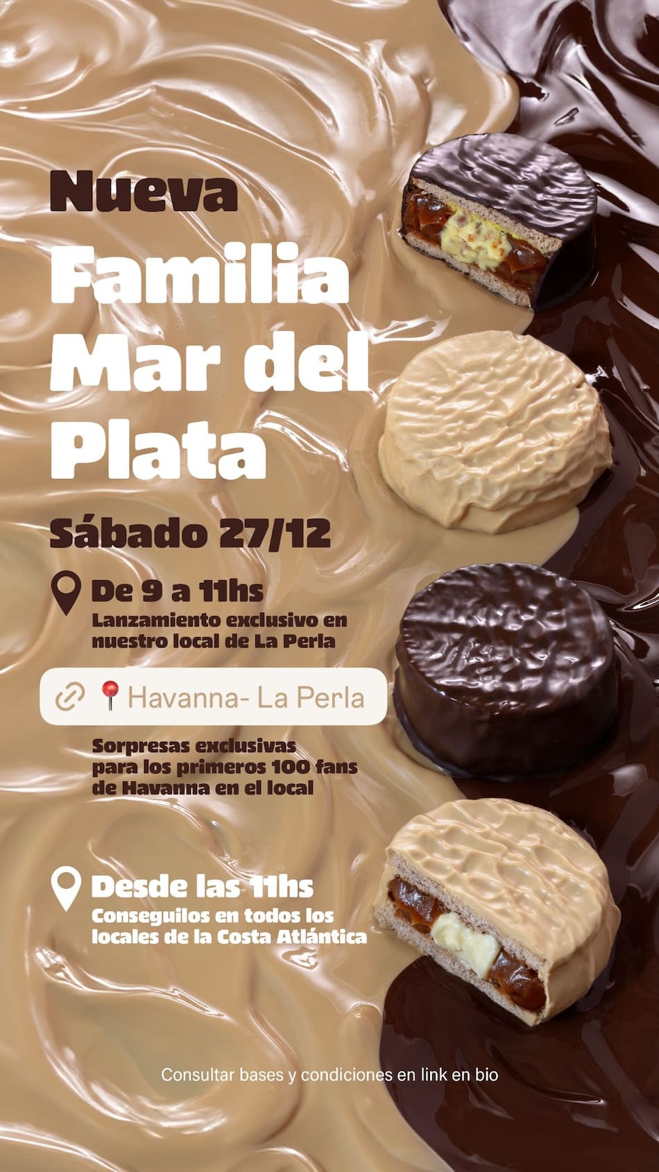El evento lanzamiento de los dos nuevos alfajores de Havanna.