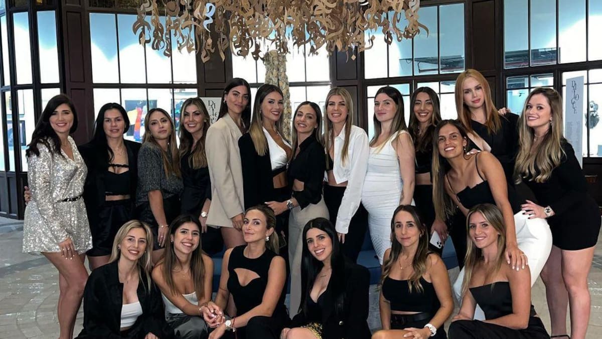 Las mujeres de los jugadores de la Selección Argentina tuvieron su última cena “cábala”