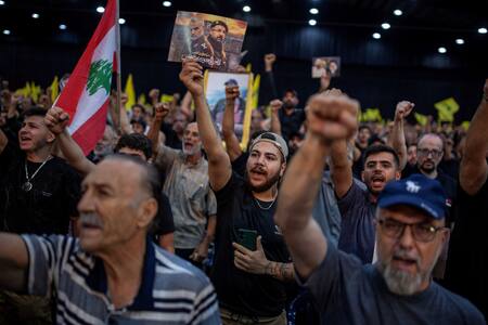 Seguidores de Hezbollah. Foto: Reuters.