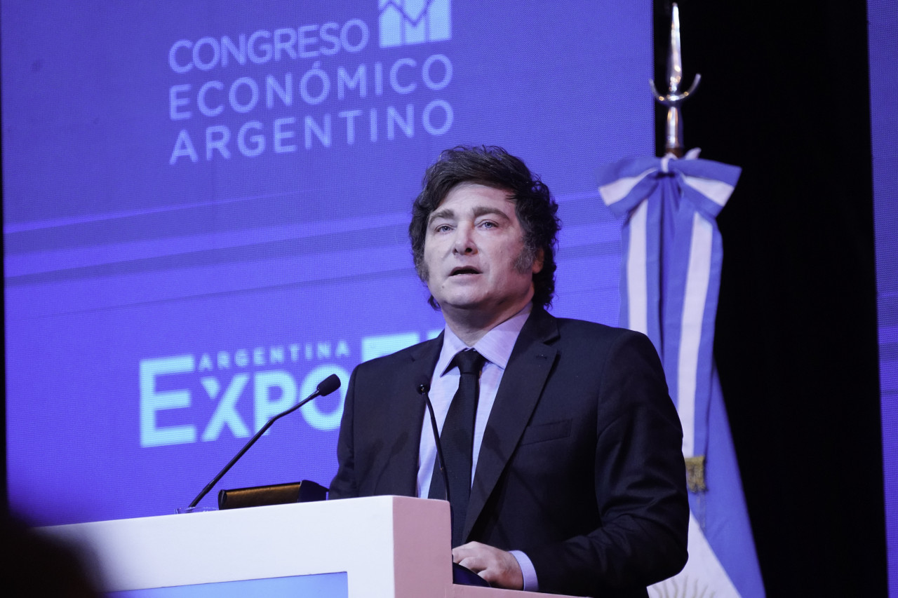Javier Milei, presidente de Argentina. Foto: NA.