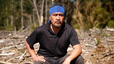 Héctor Llaitul, el líder de la CAM. Foto: EFE.