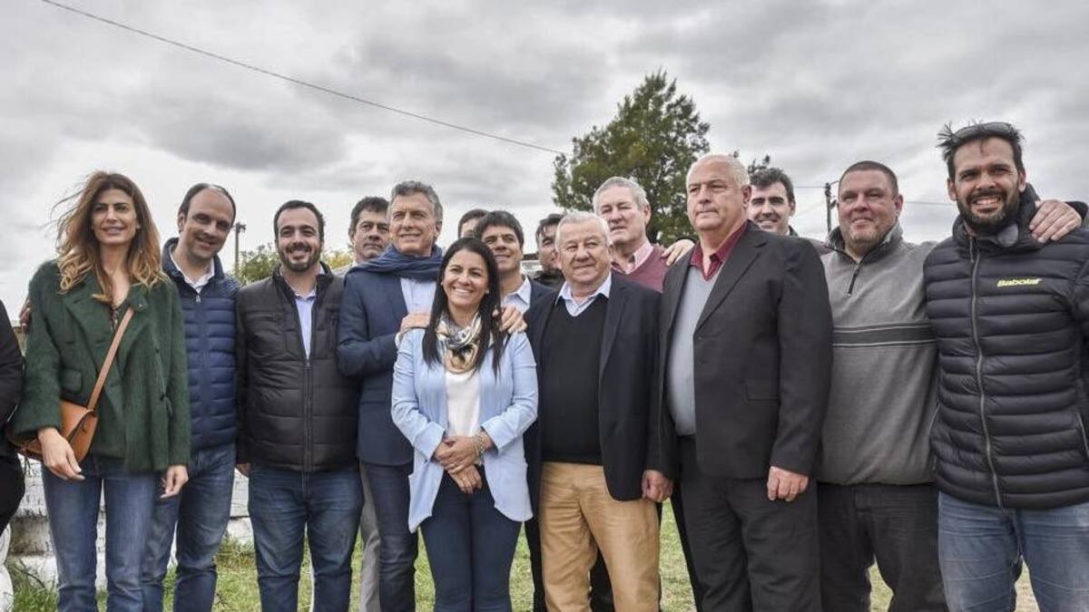 El presidente Mauricio Macri en Santa Fe durante su visita a esa ciudad. NA