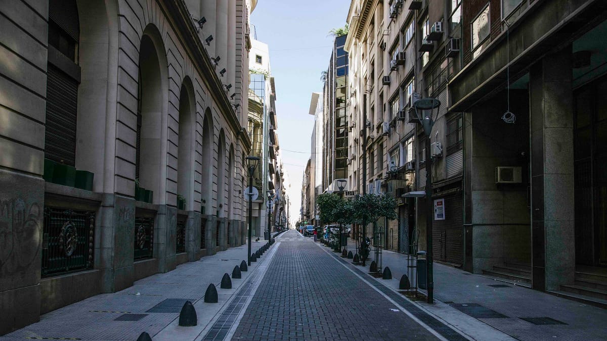 El microcentro porteño fue protagonista de un intento de asalto.