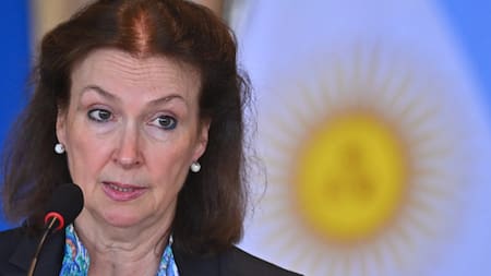 Diana Mondino, canciller de Argentina. Foto: EFE.