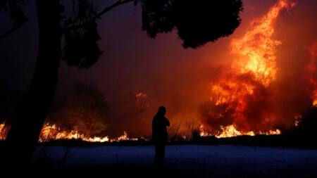 Incendios en Grecia (Reuters)