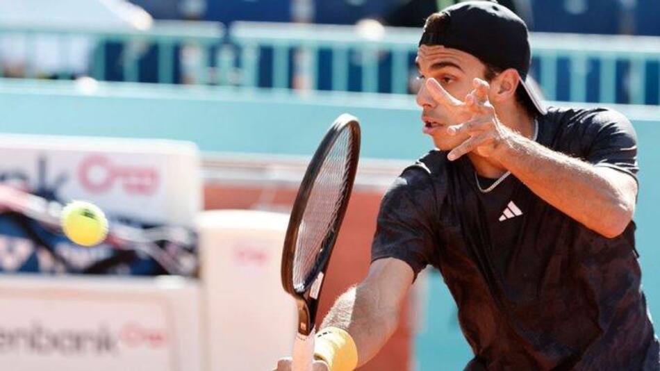 Francisco Cerúndolo en el ATP de Lyon.