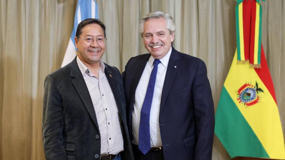 Luis Arce y Alberto Fernández. Bolivia y Argentina, Redes sociales