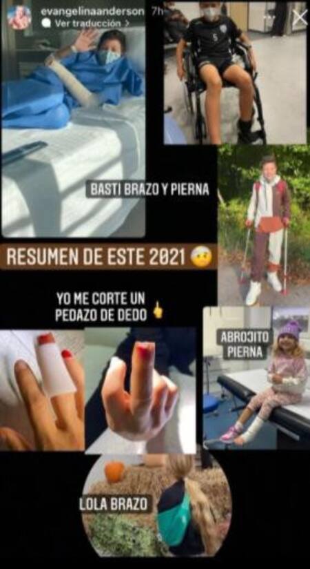 Historia de Instagram de Evangelina Anderson