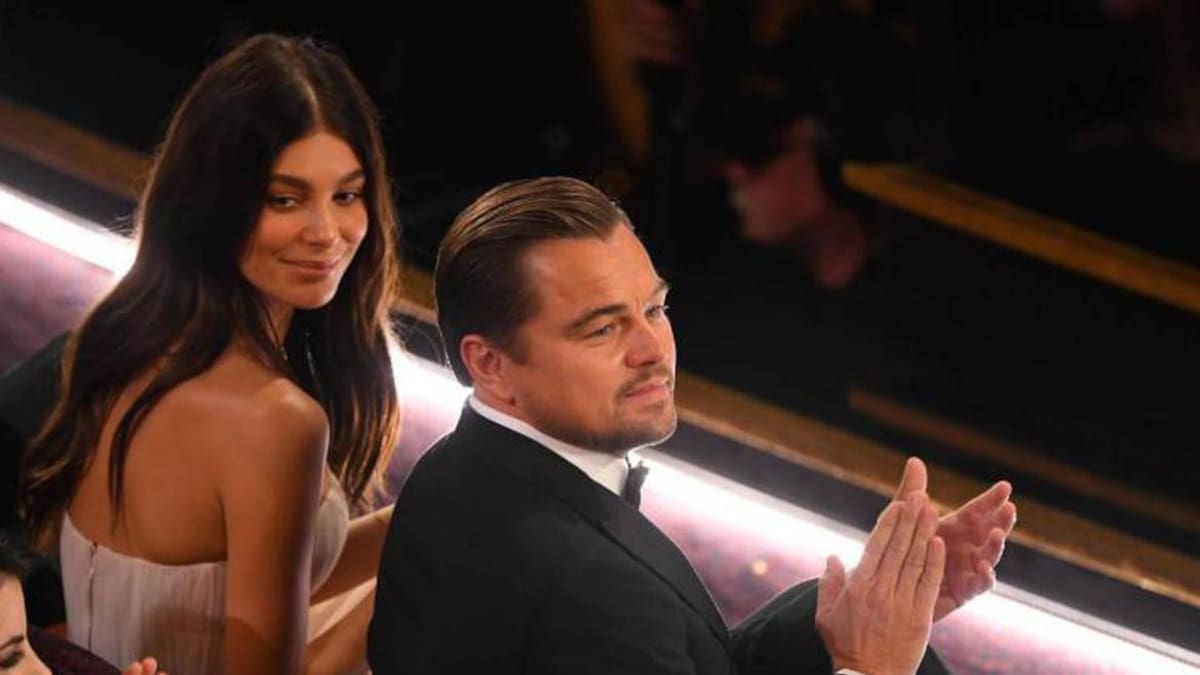 Leonardo DiCaprio y Camila Morrone. Foto: REUTERS