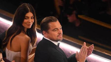 Leonardo DiCaprio y Camila Morrone. Foto: REUTERS