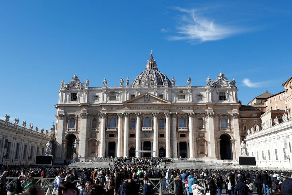 Plaza de San Pedro. Foto: Reuters.