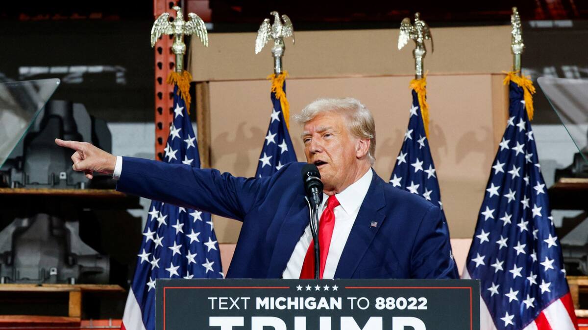 Donald Trump en campaña electoral. Foto: Reuters.