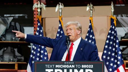 Donald Trump en campaña electoral. Foto: Reuters.