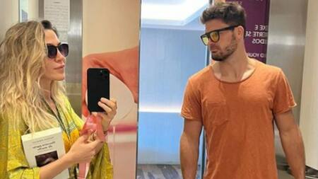 Jimena Barón junto a su pareja. Foto: Instagram/jmena.