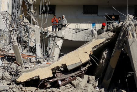 Destrucción en la Franja de Gaza. Foto: Reuters.
