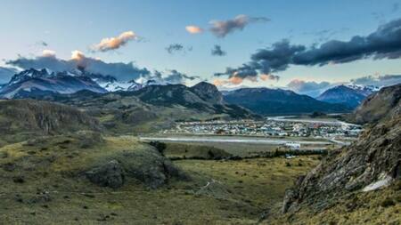 El Chaltén es una localidad de Santa Cruz con 1.700 personas. Foto: NA