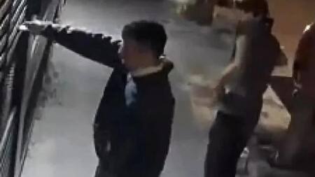 Balearon la casa del presidente del club salteño Juventud Antoniana. Foto: captura video