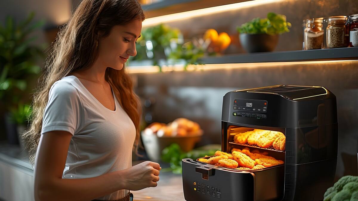 El error más común al cocinar alimentos en las freidoras de aire.