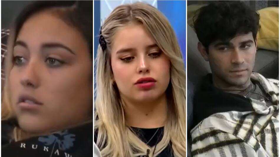 Florencia, Coti y Nicolás de Gran Hermano. Fotos: captura Telefe.