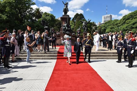 Reina Margarita Dinamarca - Visita a Argentina