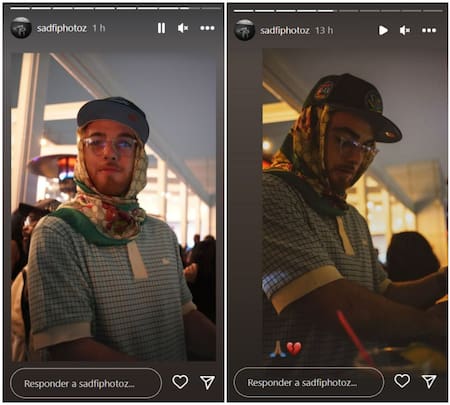 Las últimas fotos de Angus. Foto: Instagram/sadfiphotoz