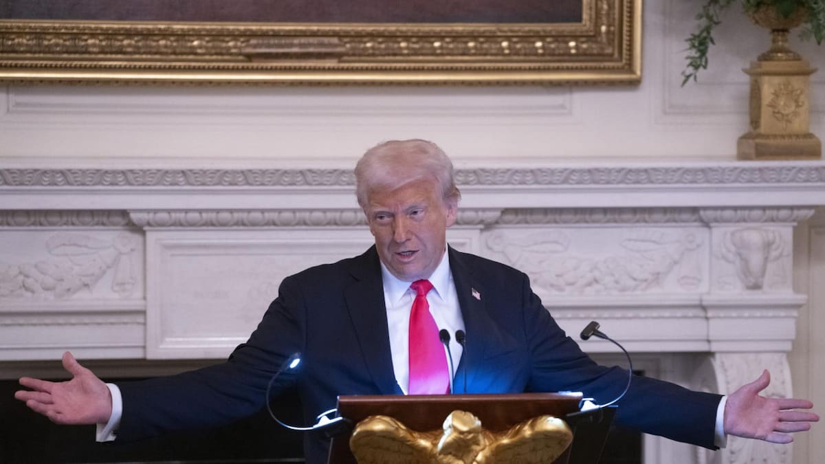 Donald Trump, presidente de Estados Unidos. Foto: EFE/Chris Kleponis