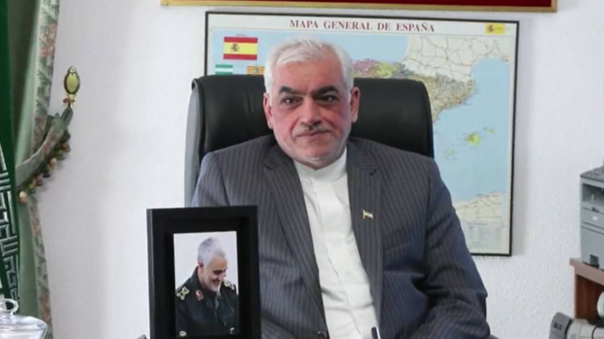 Embajador de Irán en España. Foto: captura Reuters.