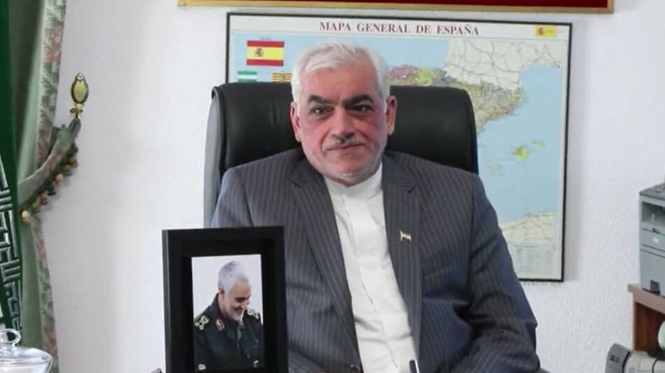 Embajador de Irán en España. Foto: captura Reuters.
