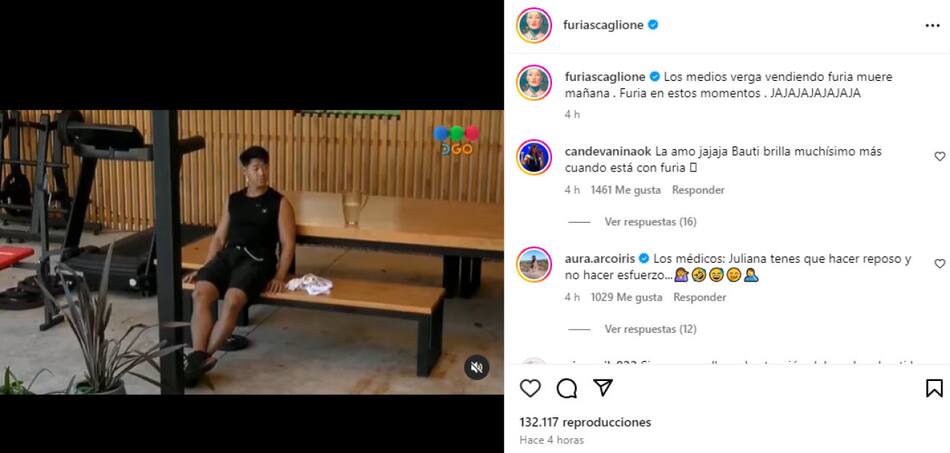 La hermana de Furia dejó un contundente mensaje. Foto Instagram.