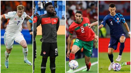 Grupo F - Mundial Qatar 2022. Fotos: REUTERS - EFE