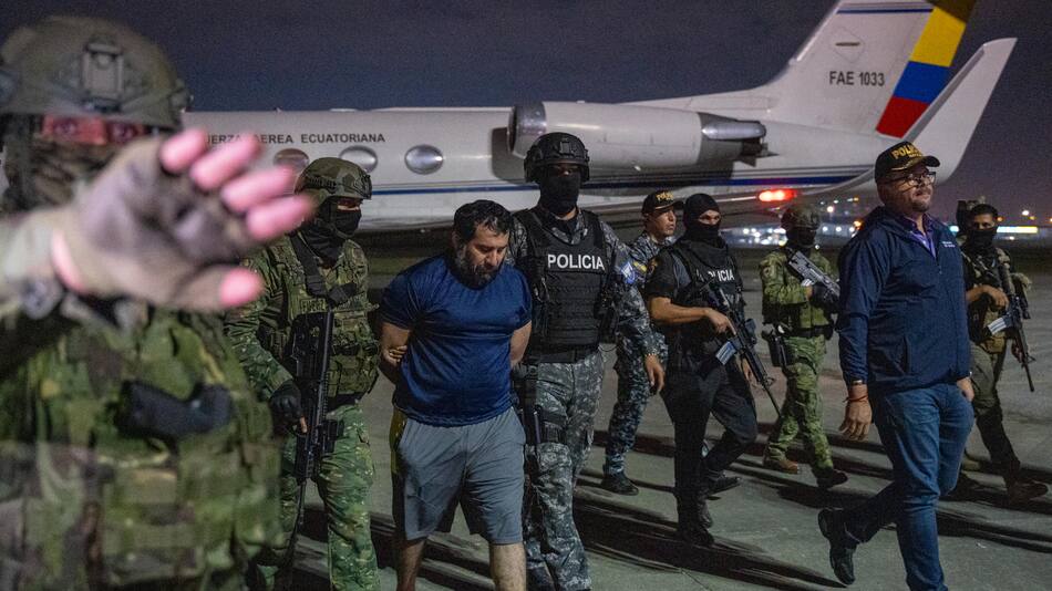 Fito Macías es extraditado a Estados Unidos. Foto: Reuters