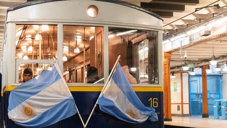 La Brugeoise, los históricos coches de la línea A del subte.