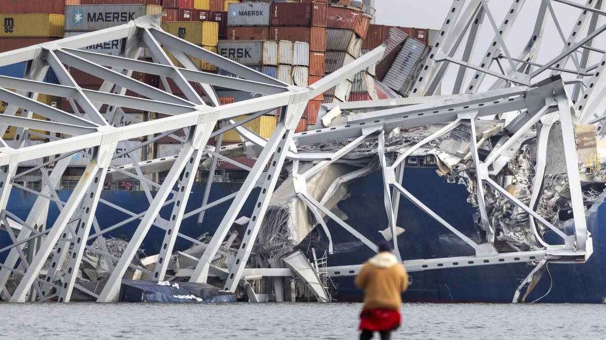 Puente de Baltimore. Foto: EFE.