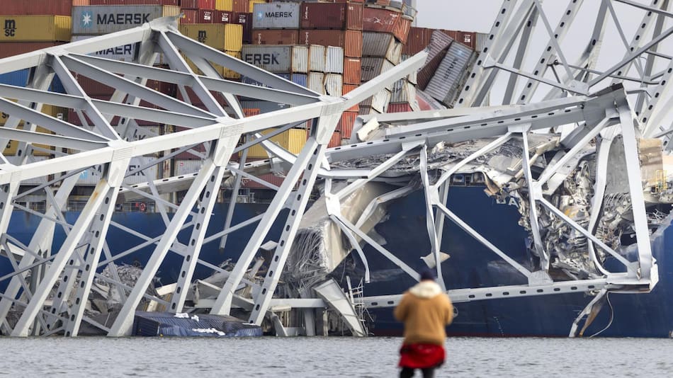 Puente de Baltimore. Foto: EFE.