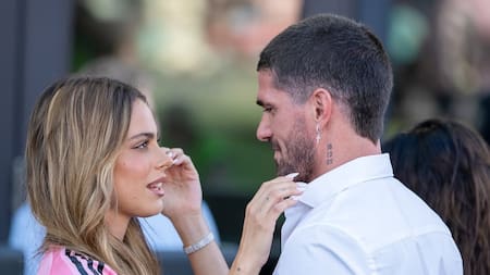 Tini Stoessel y Rodrigo De Paul.