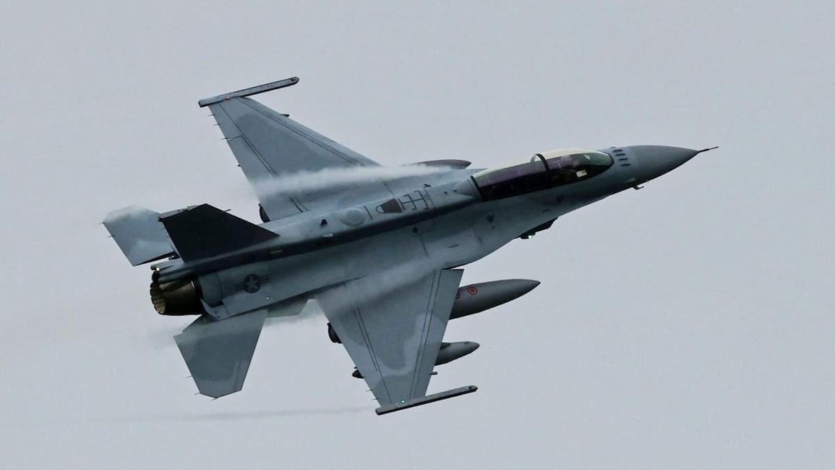 Avión caza F-16. Foto. Reuters.