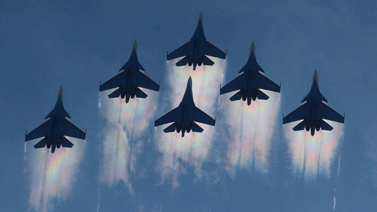Aviones de combate. Foto: REUTERS