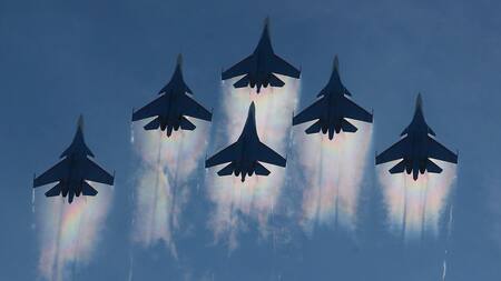 Aviones de combate. Foto: REUTERS